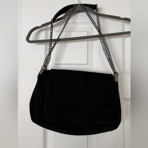 Zara Leather Suede Shoulder Bag